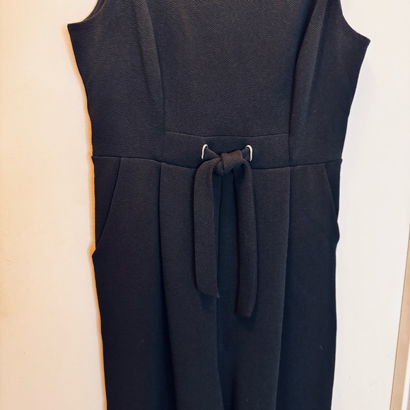 Rachel Zoe Pants - Rachel Zoe Classic Black Cropped Jumpsuit with Tie Waistband